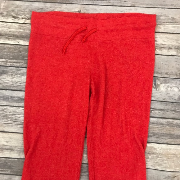 New Wildfox Basic Jogger Sweatpants in Red - Picture 3 of 6
